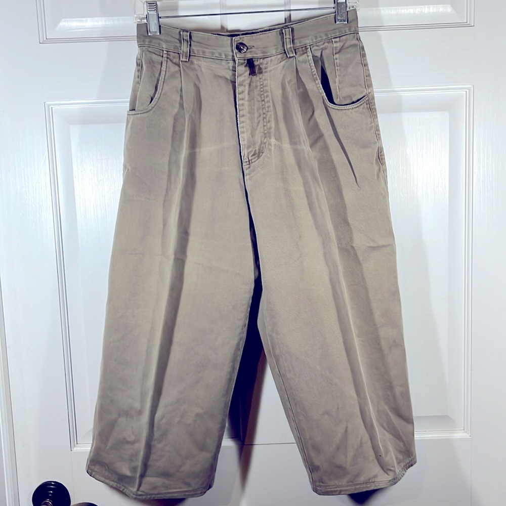 Vintage 1989 Patagonia Bombachas CAPRIS Women High Waist 29 Khaki Olive